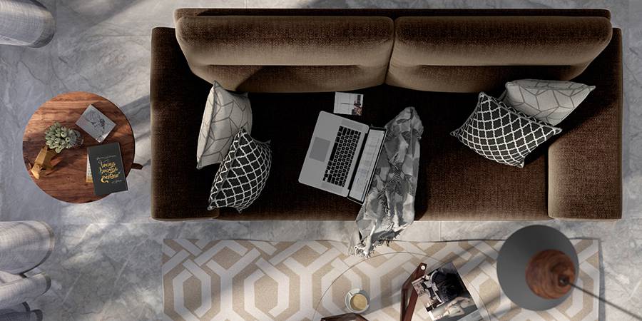 Adelaide Sofa (Dark Earth Brown)